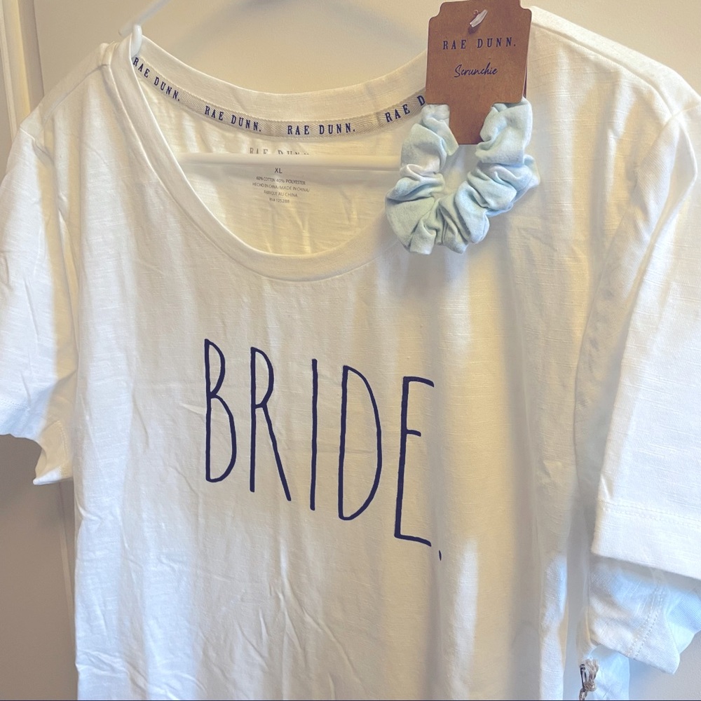 NWT Rae Dunn Woman’s “Bride” Short Sleeve T-shirt - Bundle 2 or more items &save